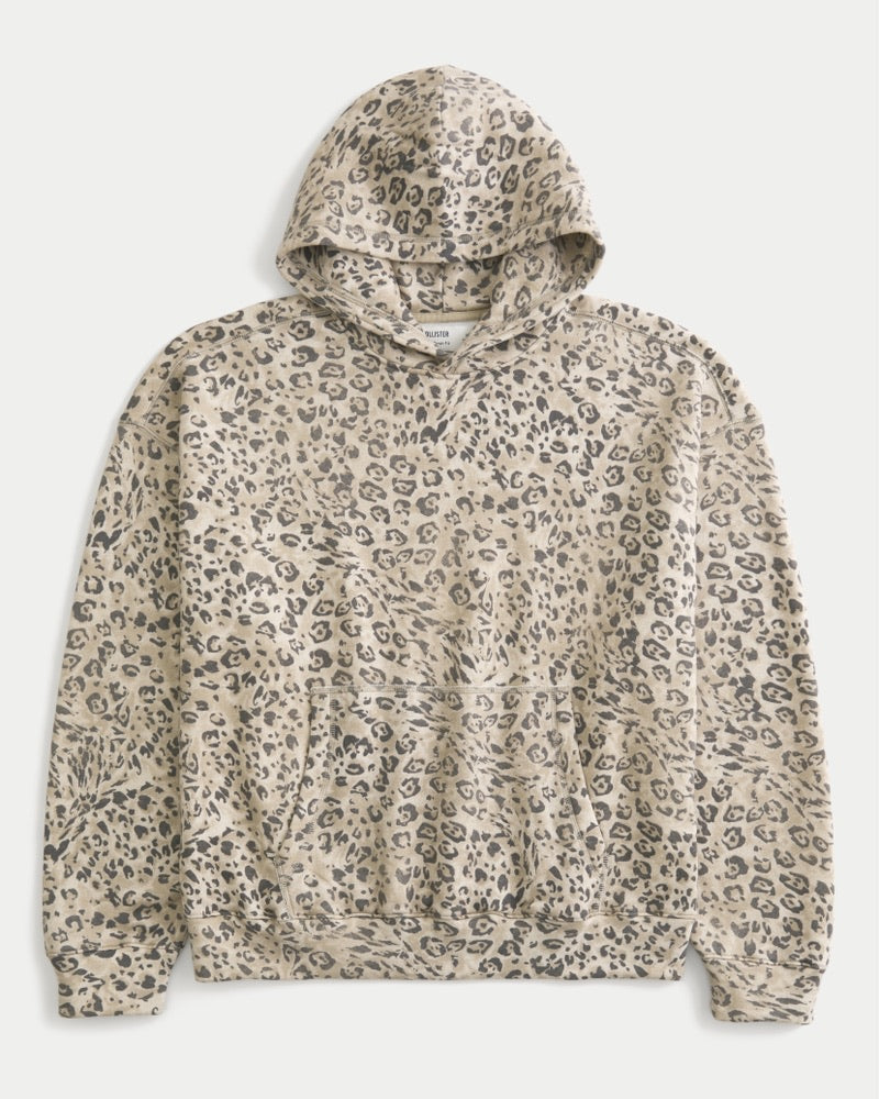 Leopard Print Hoodie