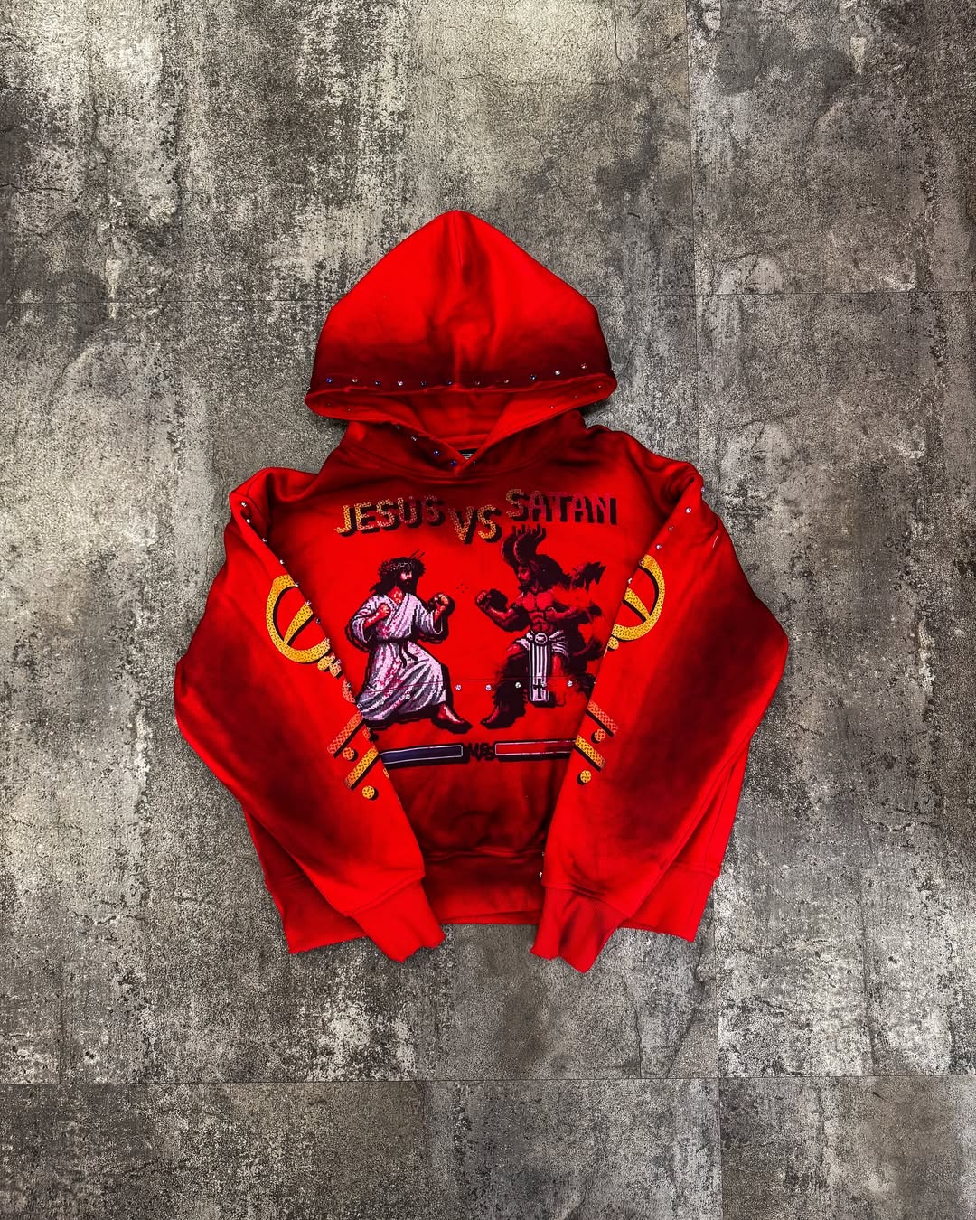 Jesus VS Satan Hoodie