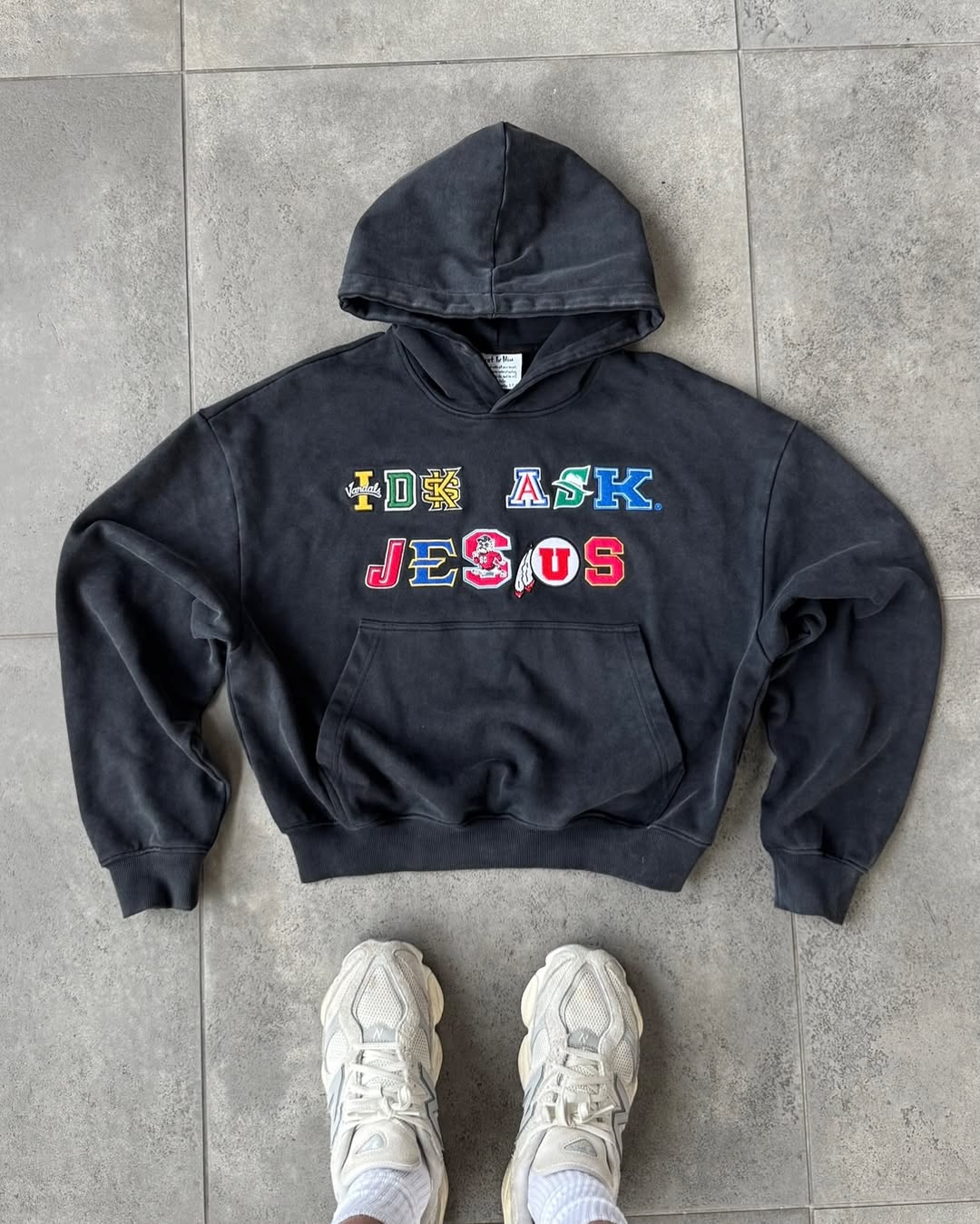 “Idk Ask Jesus” College Hoodie
