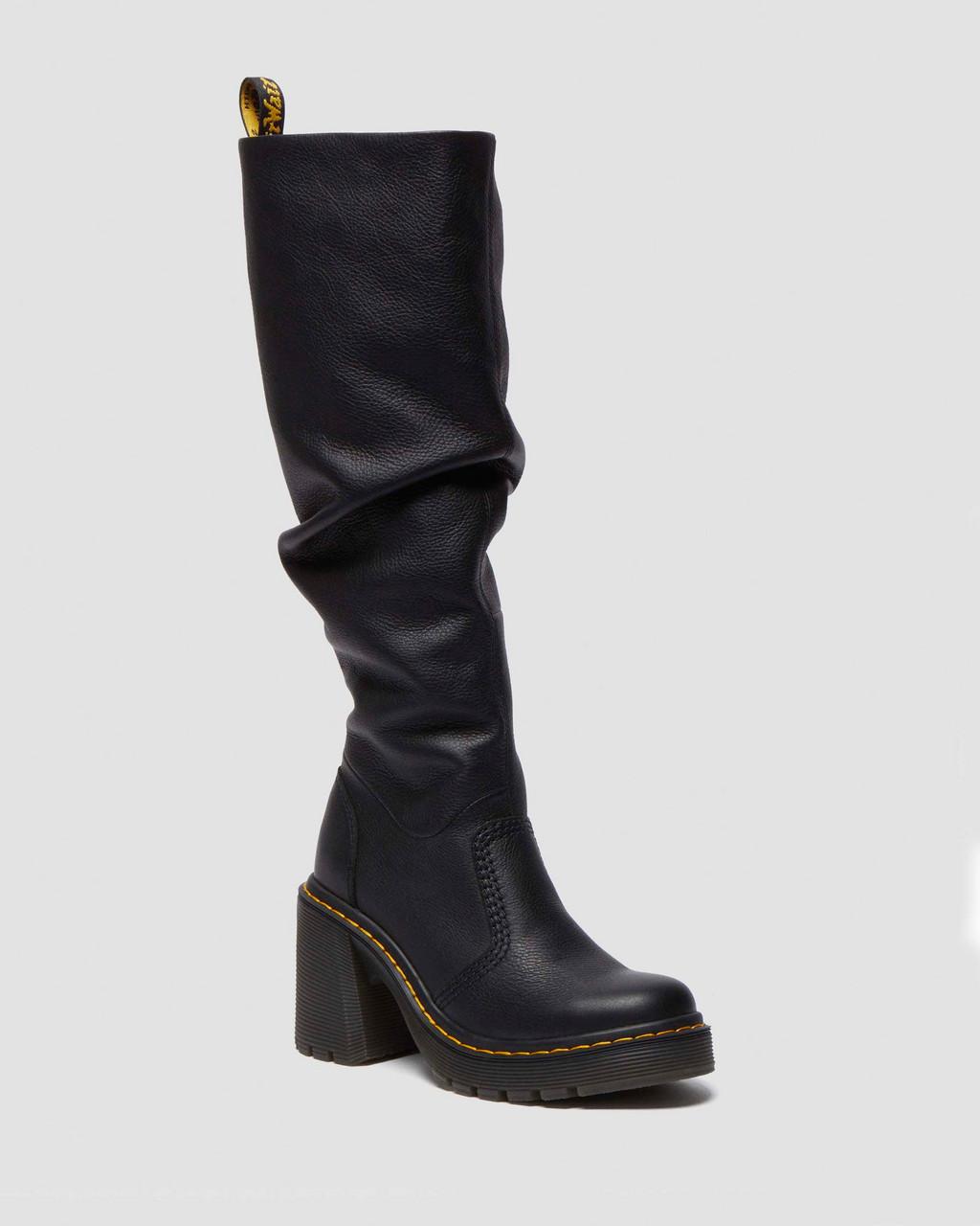 KASEY VIRGINIA LEATHER HEELED BOOTS