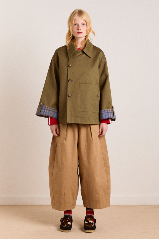 Reversible Jerry Crop Trench Coat