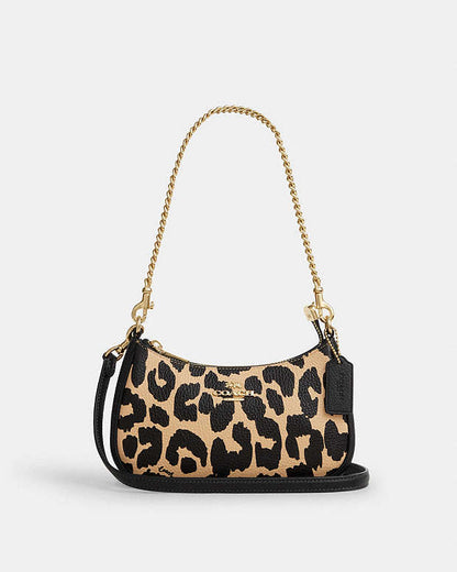 Leopard Teri Shoulder Bag