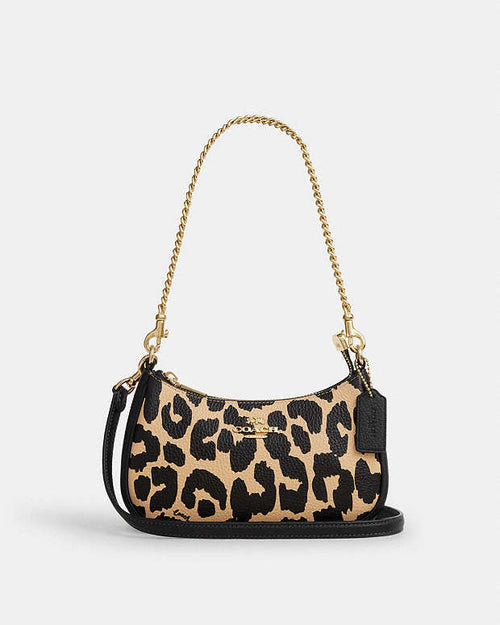 Leopard Teri Shoulder Bag