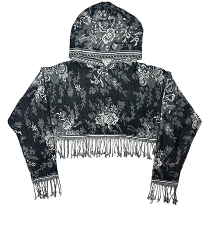 Cropped Pashmina Hoodie