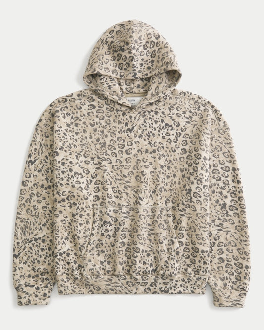 Leopard Print Hoodie