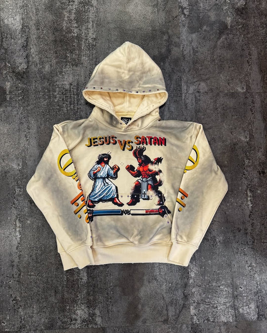 Jesus VS Satan Hoodie