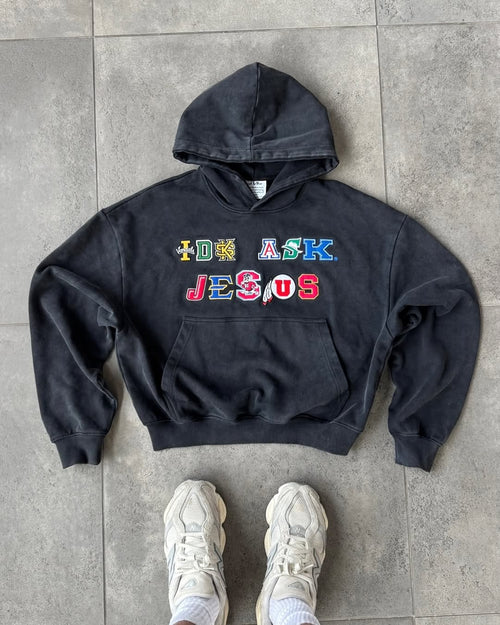 “Idk Ask Jesus” College Hoodie