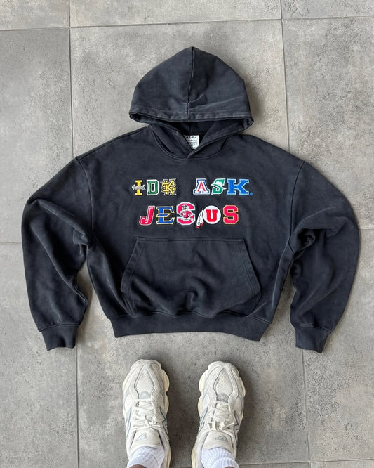 “Idk Ask Jesus” College Hoodie
