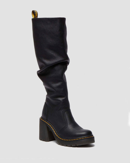 KASEY VIRGINIA LEATHER HEELED BOOTS